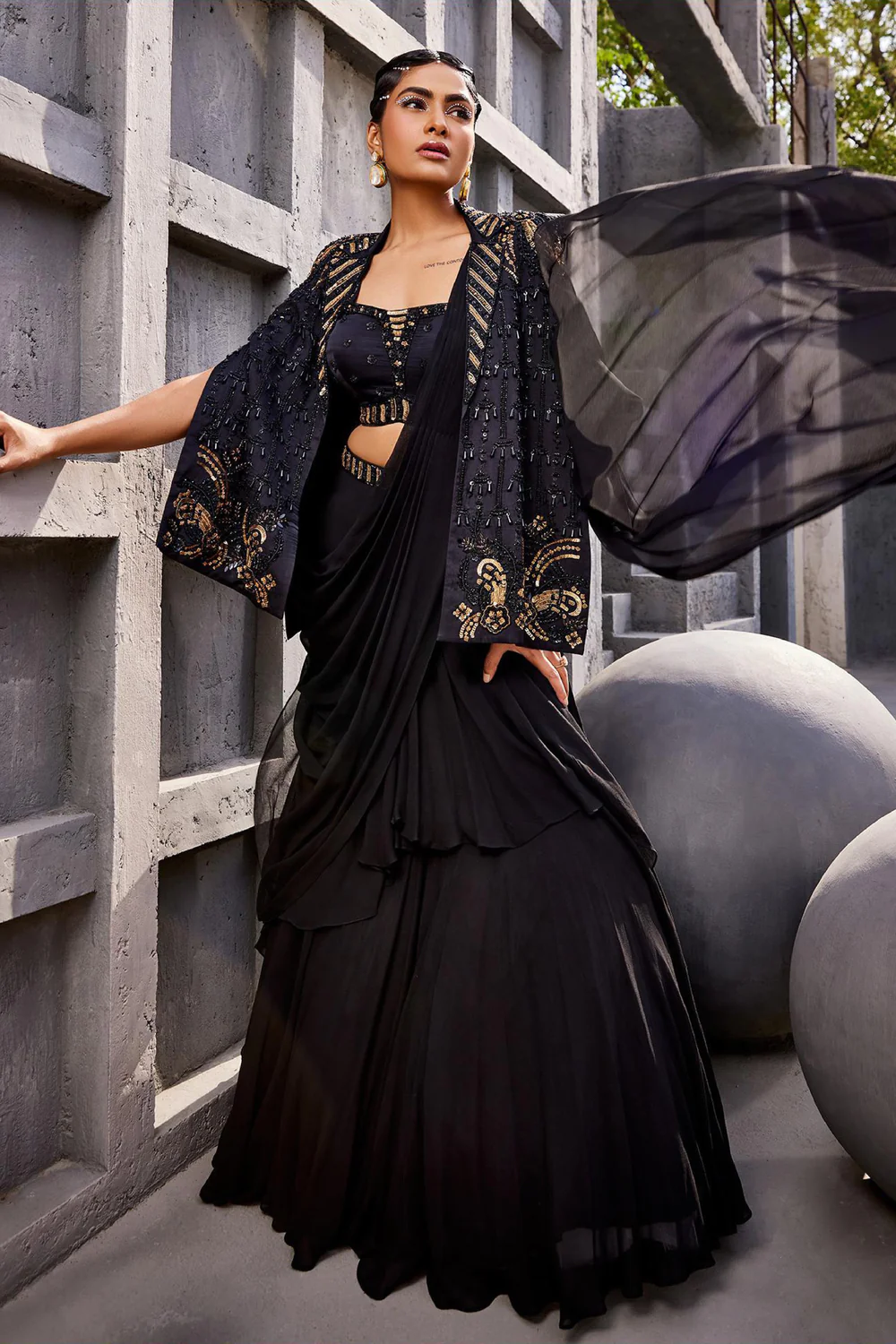 Designer Drape Sarees