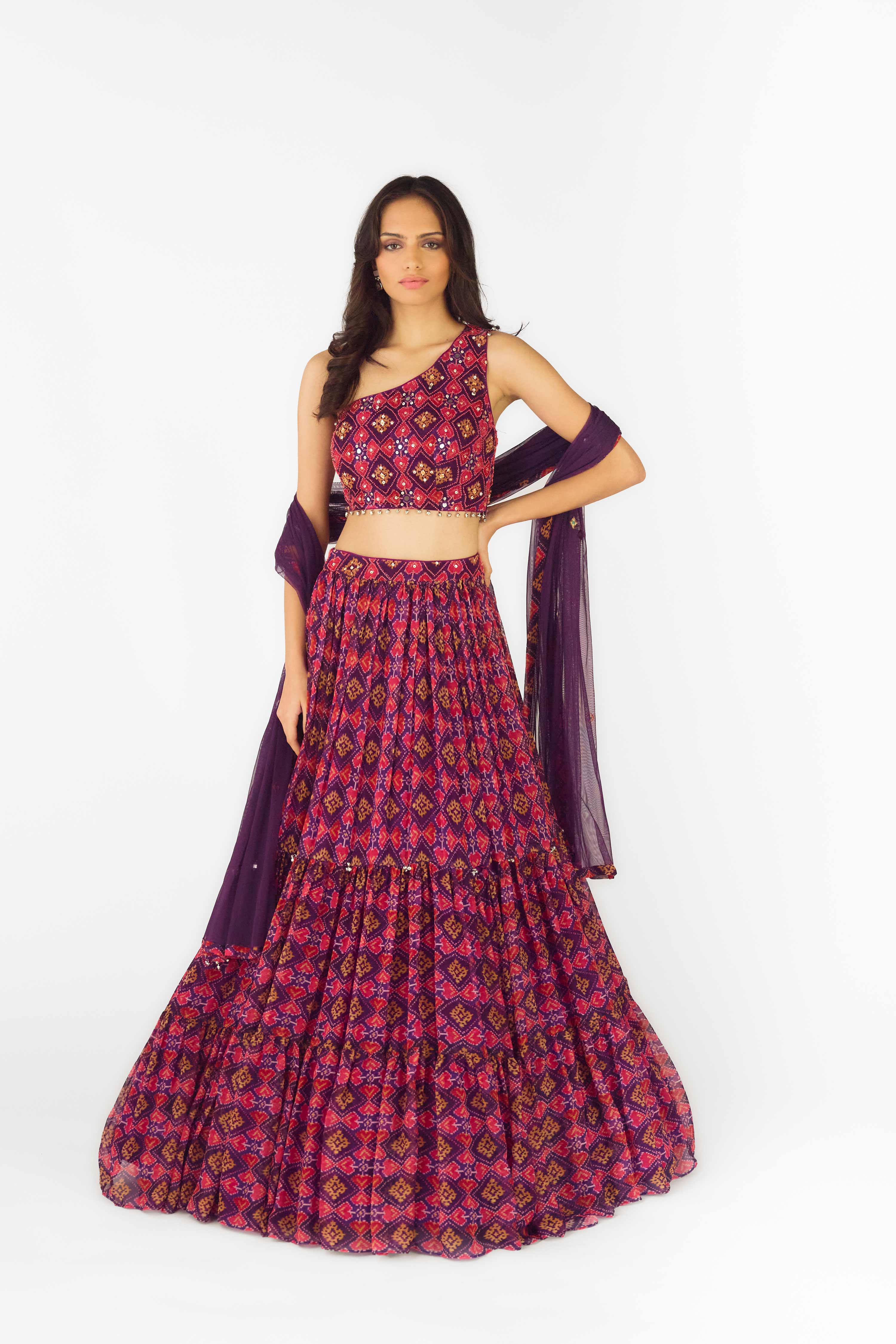 Purple LEHENGAS