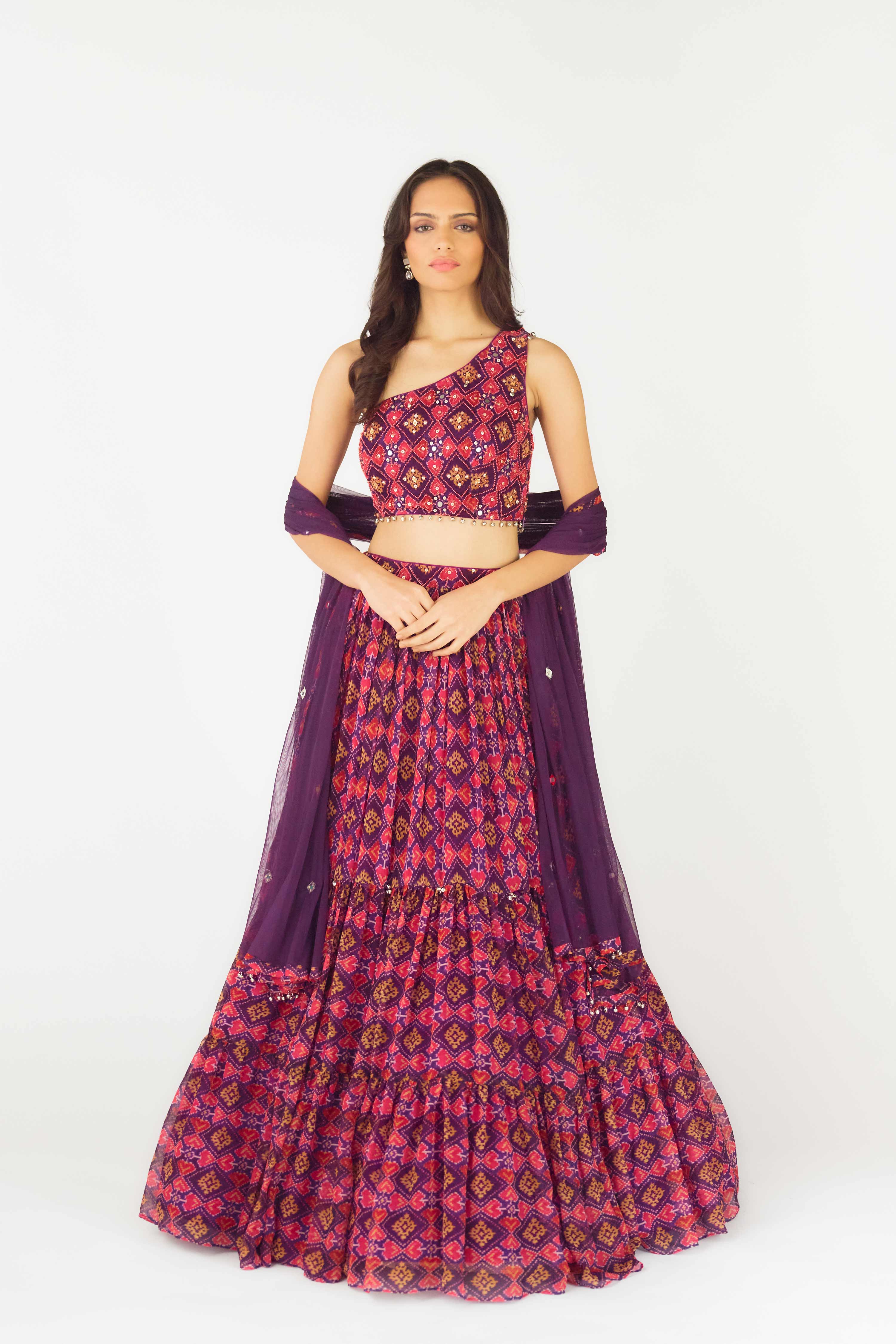 Purple LEHENGAS